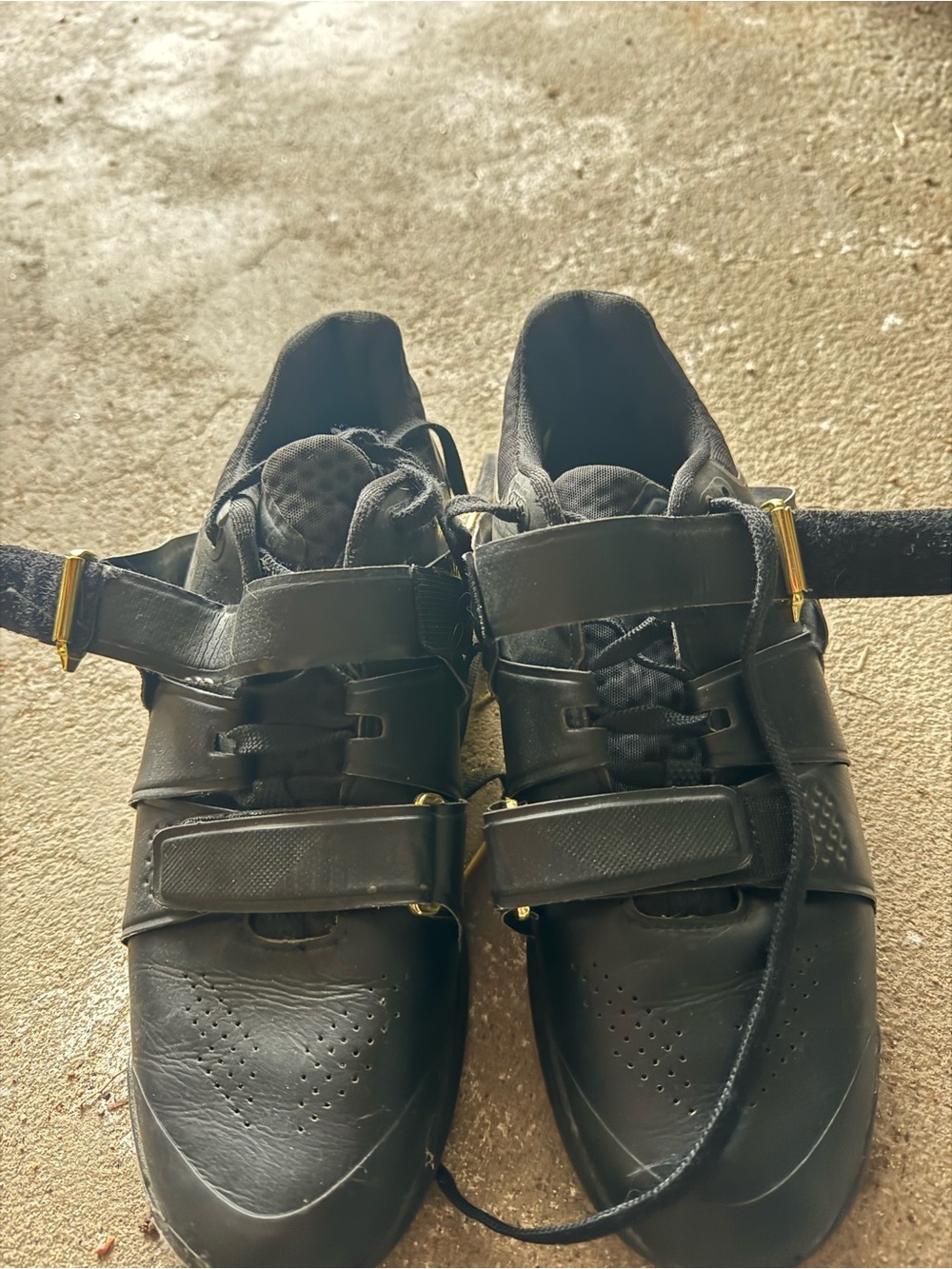 Black Men’s Athletic Strap Shoes - Unbranded